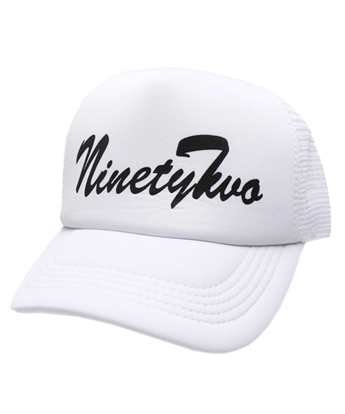 VENCEEXCHANGE(ヴァンスエクスチェンジ)の「ナンバープリントメッシュキャップ(キャップ・メンズ・ブラック/コーラル/ホワイト・FREE)」の2枚目の写真