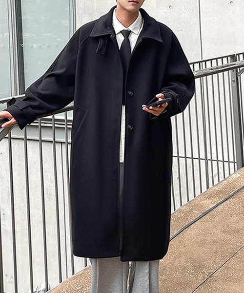 aimoha(アイモハ)の「aimoha men CHESTER COAT チェスターコート(チェスターコート・メンズ・ブラック/チョコ・MEDIUM/LARGE/X-LARGE/XX-LARGE)」の2枚目の写真