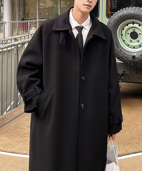 aimoha(アイモハ)の「aimoha men CHESTER COAT チェスターコート(チェスターコート・メンズ・ブラック/チョコ・MEDIUM/LARGE/X-LARGE/XX-LARGE)」の11枚目の写真