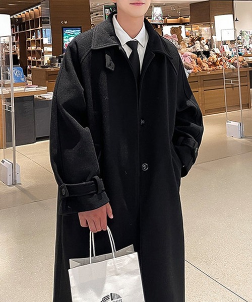 aimoha(アイモハ)の「aimoha men CHESTER COAT チェスターコート(チェスターコート・メンズ・ブラック/チョコ・MEDIUM/LARGE/X-LARGE/XX-LARGE)」の9枚目の写真