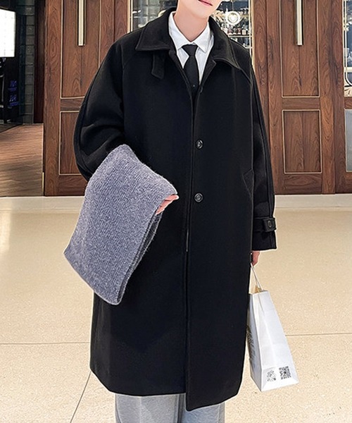 aimoha(アイモハ)の「aimoha men CHESTER COAT チェスターコート(チェスターコート・メンズ・ブラック/チョコ・MEDIUM/LARGE/X-LARGE/XX-LARGE)」の14枚目の写真