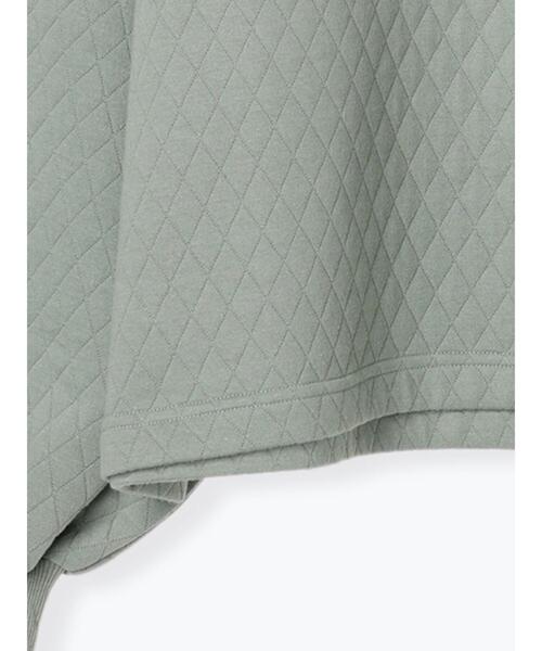 Samansa Mos2（サマンサ モスモス）の「キルティングフロッキーロゴプリントスウェット（Tシャツ/カットソー・レディース・ネイビー/キナリ/ミント・F）」の13枚目の写真