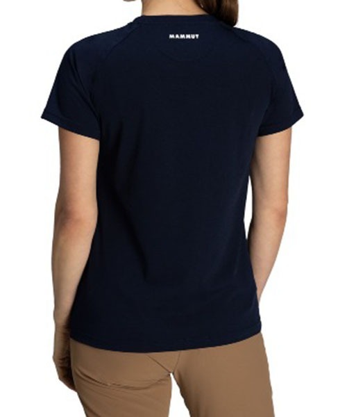 Mammut（マムート）の「QD ロゴ プリント Tシャツ AF ウィメン / QD Logo Print T-Shirt AF Women（Tシャツ/カットソー・レディース・ネイビー・LARGE/SMALL/MEDIUM）」の8枚目の写真