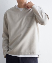 ikka | 【2点セット】キーネックシャツTインナーセット(Tシャツ/カットソー)