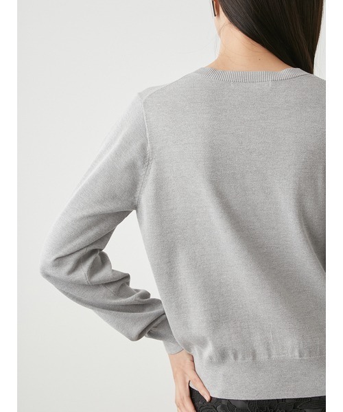 SNIDEL（スナイデル）の「モチーフラインストーンカーディガン