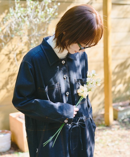 unclip（アンクリップ）の「デニムオールインワン（つなぎ