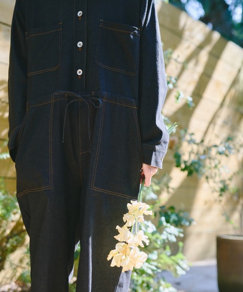 unclip（アンクリップ）の「デニムオールインワン（つなぎ