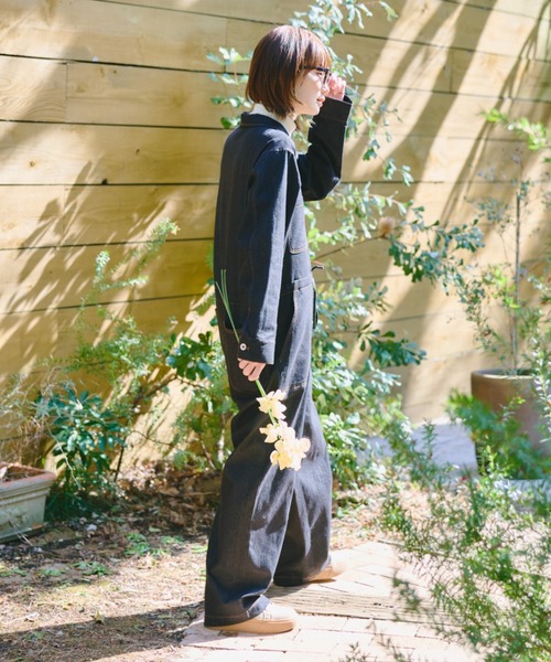 unclip（アンクリップ）の「デニムオールインワン（つなぎ