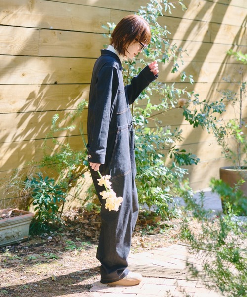 unclip（アンクリップ）の「デニムオールインワン（つなぎ