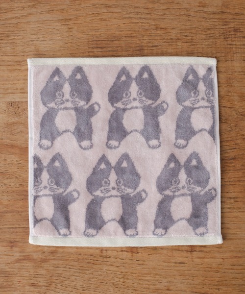 BIRTHDAY BAR（バースデイバー）の「【みやぎちか×BIRTHDAY BAR】総柄タオルハンカチ（ハンカチ/ハンドタオル・レディース・ブルー/ピンク/グレー・フリー）」の3枚目の写真