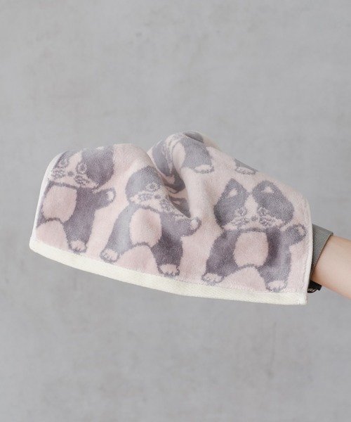 BIRTHDAY BAR（バースデイバー）の「【みやぎちか×BIRTHDAY BAR】総柄タオルハンカチ（ハンカチ/ハンドタオル・レディース・ブルー/ピンク/グレー・フリー）」の8枚目の写真