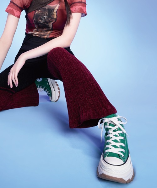 CONVERSE（コンバース）の「CONVERSE コンバース AS (R) TREKWAVE Z HI オールスター (R) トレックウエーブ Z HI 31310810 GREEN（スニーカー・メンズ・グリーン・8/9/5/7/7h/8h/9h/10h/6h/4h/5h/3h/4/11h）」の2枚目の写真