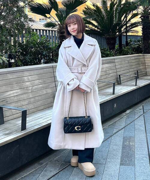 COACH（コーチ）の「タビー ショルダー バッグ 26・キルティング（ショルダーバッグ・レディース・ブラック系その他・ONE）」の11枚目の写真