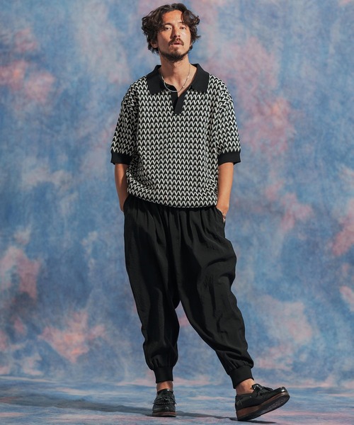 Jih Nunc（ジーヌンク）の「mn2911- 総柄ジャガードスキッパー