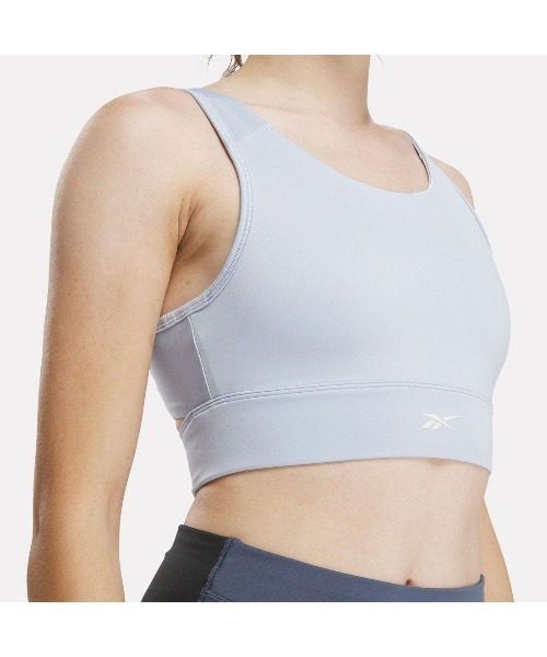 Reebok(リーボック)の「ブラトップ ハイサポート ブラ / ID TRAIN HIGH SUPPORT BRA(スポーツブラ・レディース・ライトブルー/ブラック・X-LARGE/LARGE/MEDIUM/SMALL/X-SMALL/XX-LARGE)」の12枚目の写真