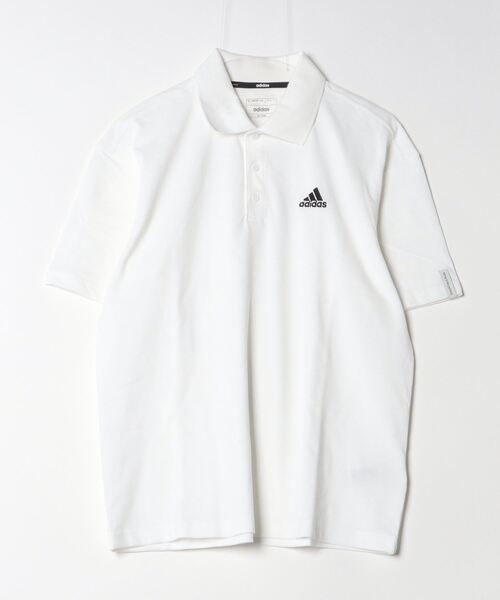 adidas（アディダス）の「アディダス adidas M ESS+ SL ポロシャツ（ポロシャツ・メンズ・ブラック/ホワイト/ネイビー・3L/S/M/L/LL）」の2枚目の写真