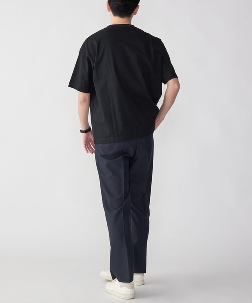 SHIPS（シップス）の「【WEB限定】SHIPS:〈汗染み防止加工〉ワンポイントロゴ ビッグシルエットヘビーウェイトTシャツ（Tシャツ/カットソー・メンズ・ホワイト系/グレー/ホワイト/チャコールグレー/ブラック・SMALL/X-LARGE/LARGE/MEDIUM）」の19枚目の写真