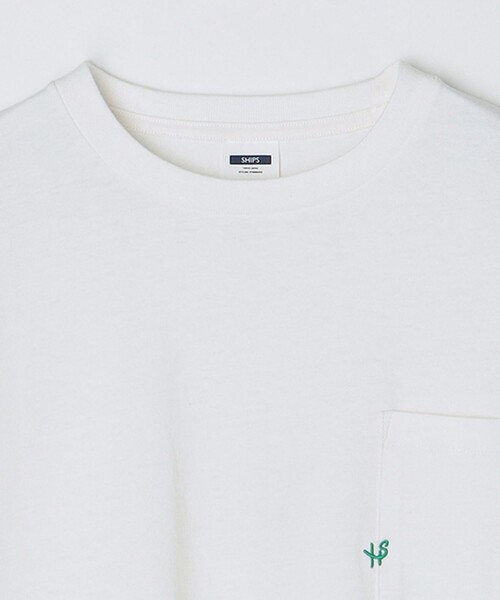 SHIPS（シップス）の「【WEB限定】SHIPS:〈汗染み防止加工〉ワンポイントロゴ ビッグシルエットヘビーウェイトTシャツ（Tシャツ/カットソー・メンズ・ホワイト系/グレー/ホワイト/チャコールグレー/ブラック・SMALL/X-LARGE/LARGE/MEDIUM）」の6枚目の写真