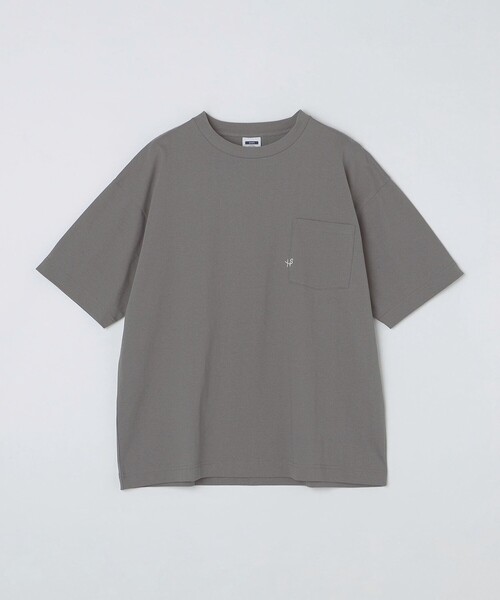 SHIPS（シップス）の「【WEB限定】SHIPS:〈汗染み防止加工〉ワンポイントロゴ ビッグシルエットヘビーウェイトTシャツ（Tシャツ/カットソー・メンズ・ホワイト系/グレー/ホワイト/チャコールグレー/ブラック・SMALL/X-LARGE/LARGE/MEDIUM）」の21枚目の写真