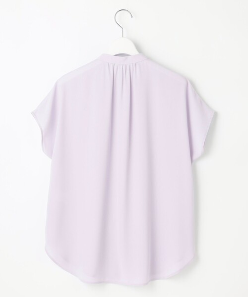 23区（ニジュウサンク）の「【洗える】バックサテンアムンゼン パール釦 ブラウス（シャツ/ブラウス・レディース・ベージュ系1/ライラック系/ホワイト系・38/40）」の18枚目の写真