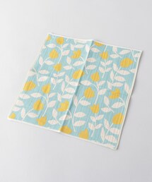 212 KITCHEN STORE（トゥワントゥキッチンストア）の「3重ガーゼハンカチ ジャスミン（ハンカチ/ハンドタオル）」