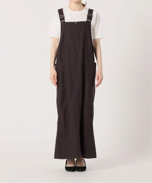 SLOBE IENA（スローブイエナ）の「《追加5》アイラインジャンパースカート（ジャンパースカート・レディース・チャコールグレー/ブラック・FREE）」の20枚目の写真