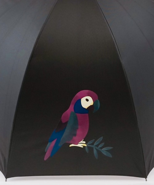 macocca(マコッカ)の「完全遮光 日傘 竹手元 ショート傘 動物柄 デザインシリーズ(長傘・レディース・モカ/ブラック/オフホワイト・FREE)」の13枚目の写真