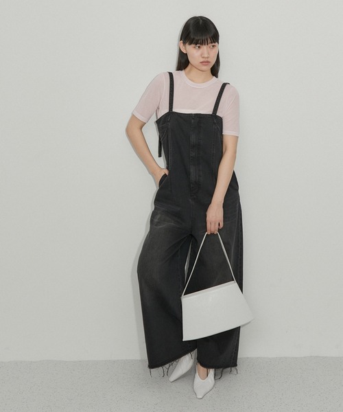 ADAM ET ROPE'（アダムエロペ）の「シアーハイゲージTEE（Tシャツ/カットソー・レディース・サックスブルー/ブラック/ピンク/ホワイト/ミント/キナリ・FREE）」の13枚目の写真