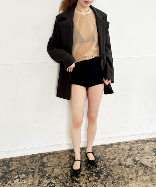 EDIT. FOR LULU(エディットフォールル)の「ワッシャー リラックスジャケット(テーラードジャケット・レディース・ブラウン・FREE)」の17枚目の写真