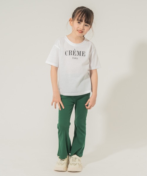 URBAN CHERRY(アーバンチェリー)の「【楽さらリブストレッチ】リブカットソーフレアパンツ(その他パンツ・キッズ・グレー/グリーン/ブラック・110cm/120cm/130cm/140cm/150cm)」の19枚目の写真