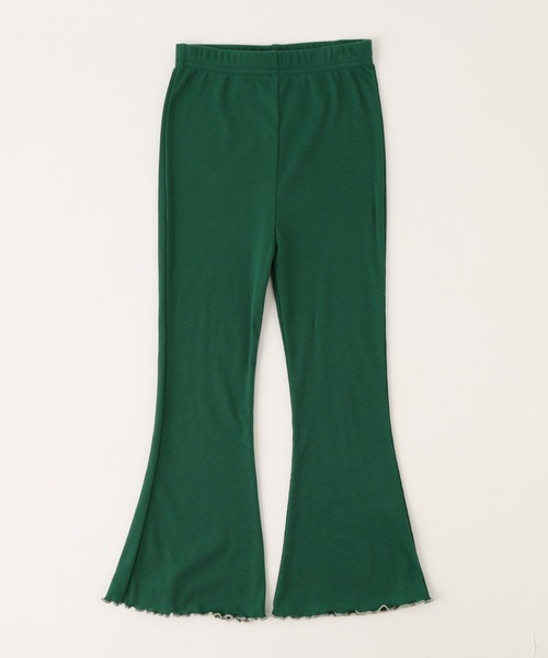 URBAN CHERRY(アーバンチェリー)の「【楽さらリブストレッチ】リブカットソーフレアパンツ(その他パンツ・キッズ・グレー/グリーン/ブラック・110cm/120cm/130cm/140cm/150cm)」の10枚目の写真