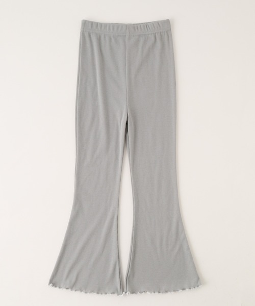 URBAN CHERRY(アーバンチェリー)の「【楽さらリブストレッチ】リブカットソーフレアパンツ(その他パンツ・キッズ・グレー/グリーン/ブラック・110cm/120cm/130cm/140cm/150cm)」の11枚目の写真