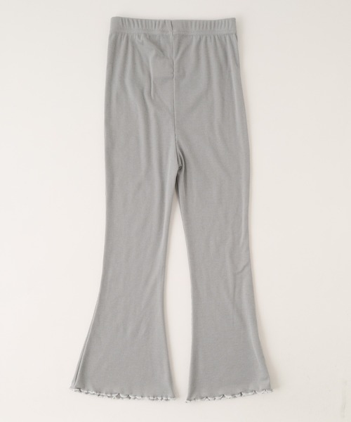URBAN CHERRY(アーバンチェリー)の「【楽さらリブストレッチ】リブカットソーフレアパンツ(その他パンツ・キッズ・グレー/グリーン/ブラック・110cm/120cm/130cm/140cm/150cm)」の12枚目の写真