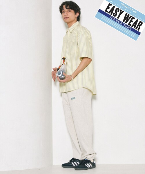 FREAK'S STORE（フリークスストア）の「FREAK’S STORE/フリークスストア カラーストライプ ショートスリーブ レギュラーカラーシャツ/イージーウェア/リラックスフィット（シャツ/ブラウス・メンズ・ブルー/サックスブルー/イエロー/ネイビー・LARGE/MEDIUM）」の4枚目の写真