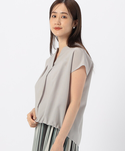 COMME CA ISM（コムサイズム）の「速乾 フレンチスリーブ ブラウス（シャツ/ブラウス・レディース・ベージュ/ミント/ブラック・MEDIUM/LARGE）」の12枚目の写真