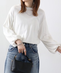 atONE ロングパフスリーブカットソー