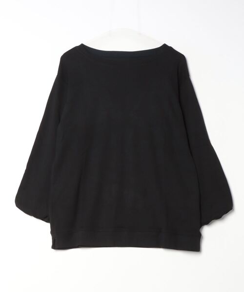 atONE(アットワン)の「atONE ロングパフスリーブカットソー(Tシャツ/カットソー・レディース・チャコールグレー/ブラック/オフホワイト・LL~3L/4L~5L/M-L)」の12枚目の写真
