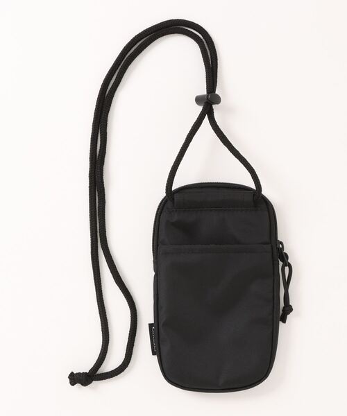 THRASHER（スラッシャー）の「GONZ SmartPhone Pouch/スラッシャー縦型ゴンズワンポイントアイコンミニショルダーポーチ（ポーチ・メンズ・ブラック×ホワイト・FREE）」の2枚目の写真