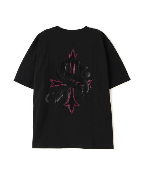 【Supplier】サプライヤー/DTC CROSS TEE /Tシャツ/ユニセックス SUPPLIER/サプライヤー 2-Tone Rhinestone Cross Tee Tシャツ