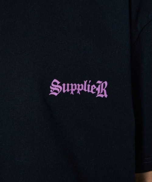 SUPPLIER（サプライヤー）の「Supplier/サプライヤー/Cross Tee（Tシャツ/カットソー・メンズ・ベージュ/ブラック・M/L/XL）」の5枚目の写真