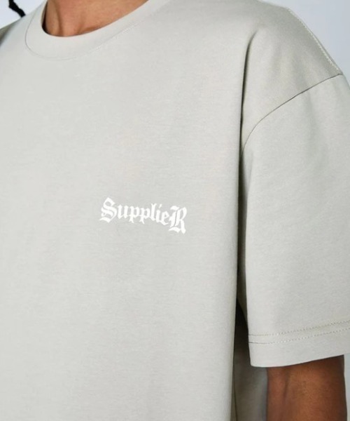 SUPPLIER（サプライヤー）の「Supplier/サプライヤー/Cross Tee（Tシャツ/カットソー・メンズ・ベージュ/ブラック・M/L/XL）」の12枚目の写真