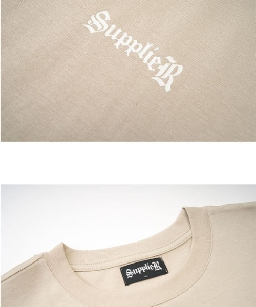 SUPPLIER（サプライヤー）の「Supplier/サプライヤー/Cross Tee（Tシャツ/カットソー・メンズ・ベージュ/ブラック・M/L/XL）」の13枚目の写真