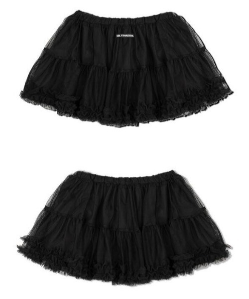 UGLY SHADOW(アグリーシャドウ)の「【Uglyshadow】MESH FRILL CANCAN SKIRT(スカート・レディース・サーモンピンク/ブラック/ブラウン・ONE SIZE)」の16枚目の写真