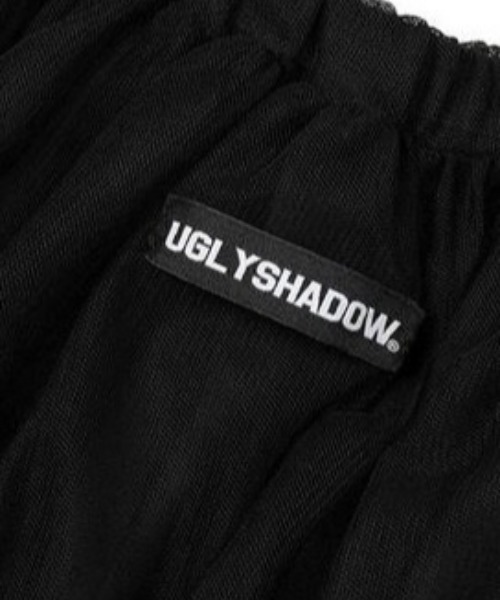 UGLY SHADOW(アグリーシャドウ)の「【Uglyshadow】MESH FRILL CANCAN SKIRT(スカート・レディース・サーモンピンク/ブラック/ブラウン・ONE SIZE)」の17枚目の写真
