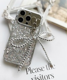 NOLITA LABORATORY（ノリータラボラトリー）の「【 NOLITA / ノリータ 】アイフォンケース アイフォンカバー ラメグリッター リボンチャーム付き iPhone 14 / 14pro / 14proMax / 15 / 15pro / 15proMax（スマホケース/カバー・メンズ）」