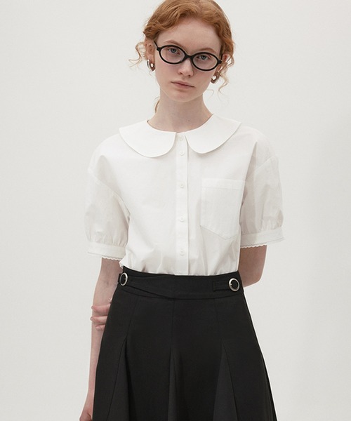 Fano Studios(ファノ ストゥディオズ)の「シンプル パフスリーブブラウス FX24S026【Fano Studios】(シャツ/ブラウス・レディース・ホワイト・L/M/S)」の6枚目の写真