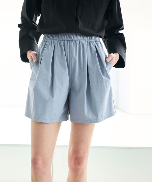 N.O.R.C(ノーク)の「ラッシュガードショートパンツ(その他パンツ・レディース・グレイッシュベージュ/ブラック/ブルー・フリー)」の10枚目の写真