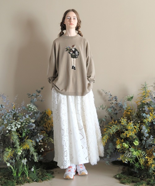 bedsidedrama（ベットサイドドラマ）の「Secret Garden Culottes（その他パンツ・レディース・ブラック/ホワイト・1）」の22枚目の写真