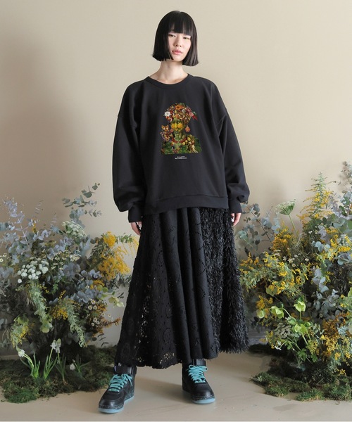 bedsidedrama（ベットサイドドラマ）の「Secret Garden Culottes（その他パンツ・レディース・ブラック/ホワイト・1）」の13枚目の写真