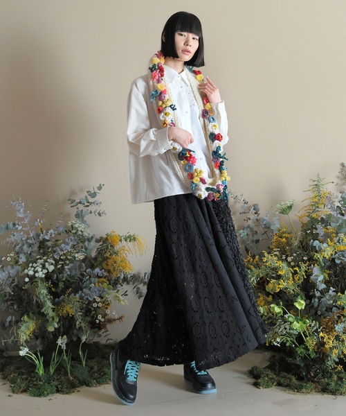 bedsidedrama（ベットサイドドラマ）の「Secret Garden Culottes（その他パンツ・レディース・ブラック/ホワイト・1）」の7枚目の写真